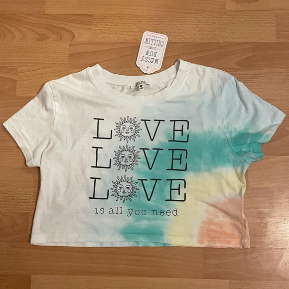 Tops - Tie Dye Cropped T-Shirt NWT